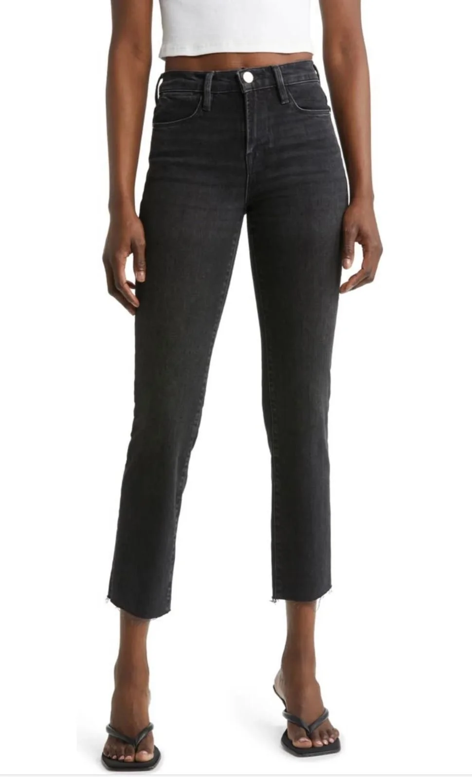 FRAME LE NOUVEAU STRAIGHT — SHOP OFF WHITE